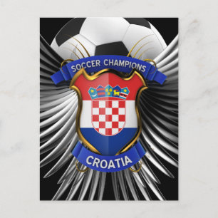Postal Campeón de fútbol de Croacia