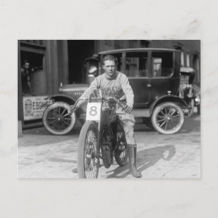 Postal Campeón Piloto de Motocicletas, 1922