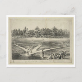 Postal Campeonato de Béisbol, 1866, de Currier & Ives