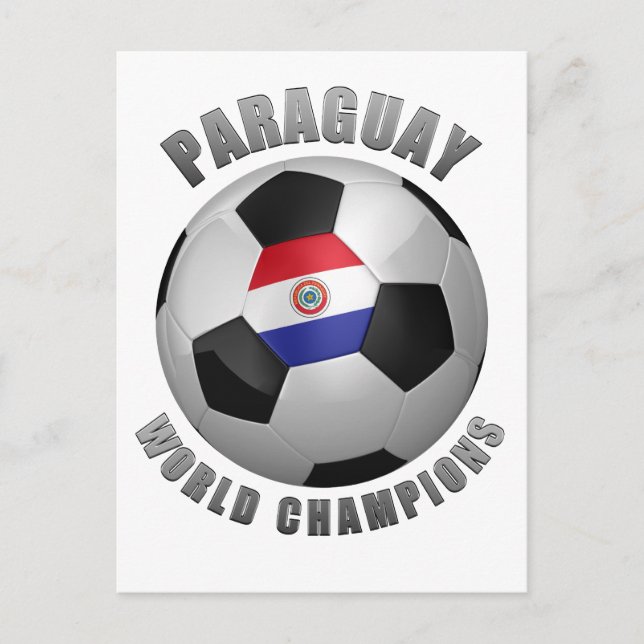 POSTAL CAMPEONATO DE FÚTBOL PARAGUAY (Anverso)