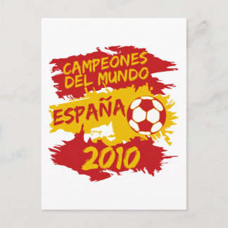 Postal Campeones del Mundo 2010