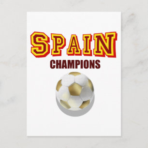 Postal Campeones del Mundo de España 2010