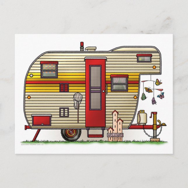 Postal Camper Trailer Yellowstone (Anverso)