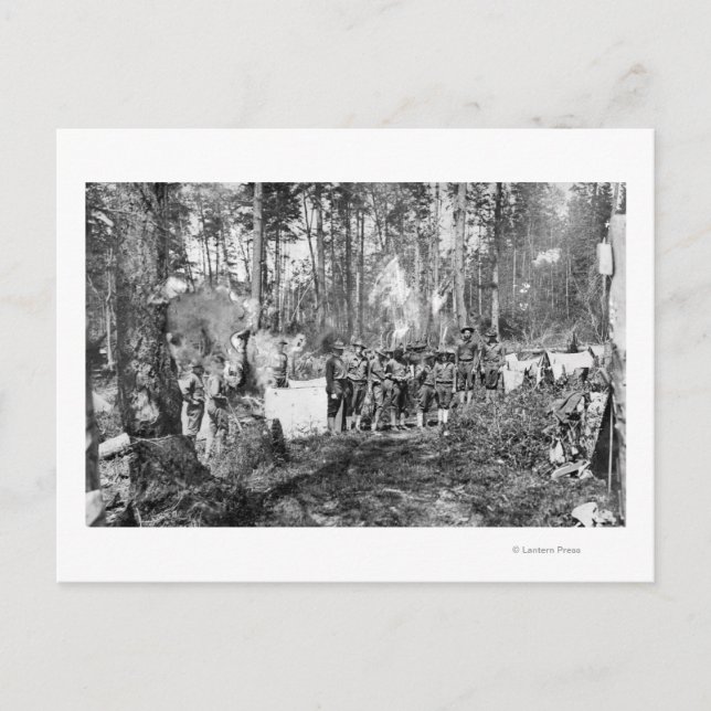 Postal Campers Posing (Anverso)