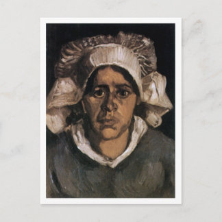 Postal Campesina con Bella Artes de Cabo Blanco Van Gogh