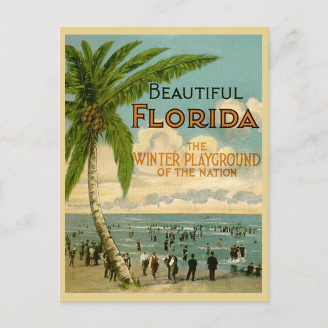 Postal Campesinos de la Florida de 1922 (Anverso)