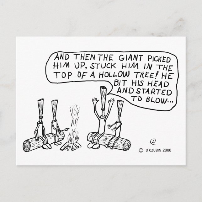 Postal Campfire Reeds (Anverso)