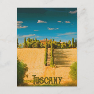 Postal Campiña toscana