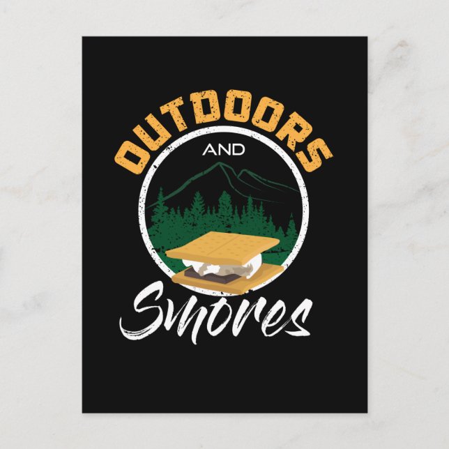 Postal Camping - Al Aire Libre Y Minores (Anverso)