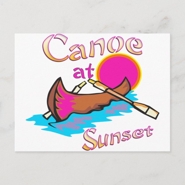 Postal Camping Canoe (Anverso)