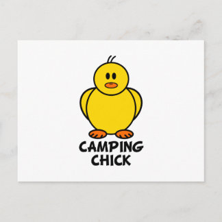 Postal Camping Chick