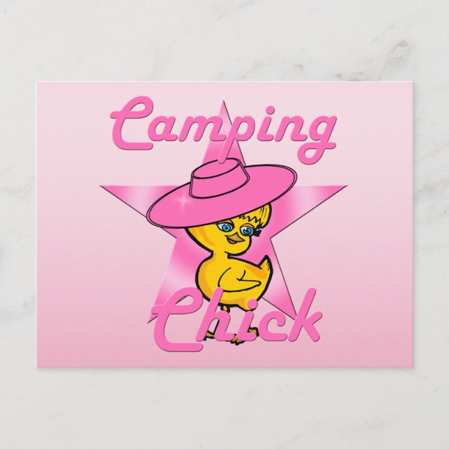Postal Camping Chick #8 (Anverso)