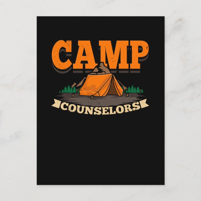 Postal Camping - Consejero del campamento (Anverso)