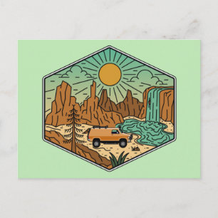Postal Camping En La Postcarta De La Vida De La Van SW En