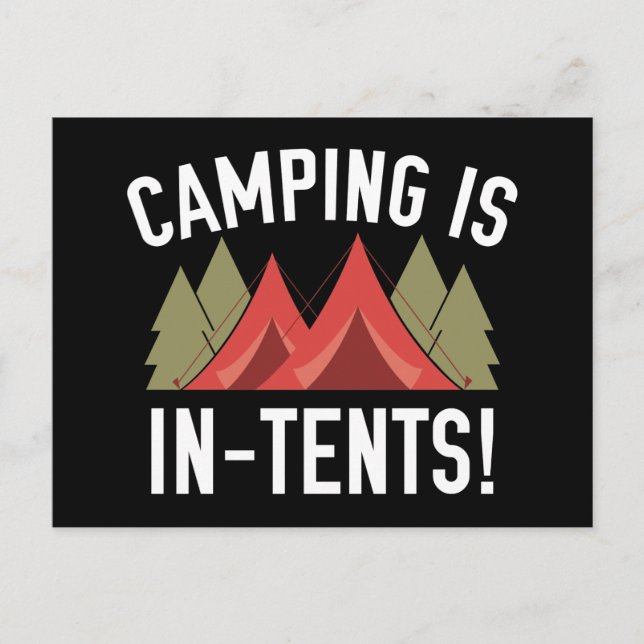 Postal ¡Camping Está En Las Carpas! (Anverso)