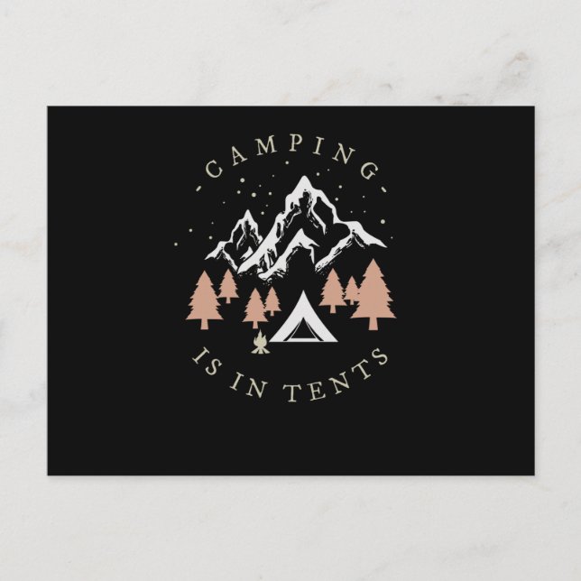 Postal Camping Está En Las Tiendas (Anverso)