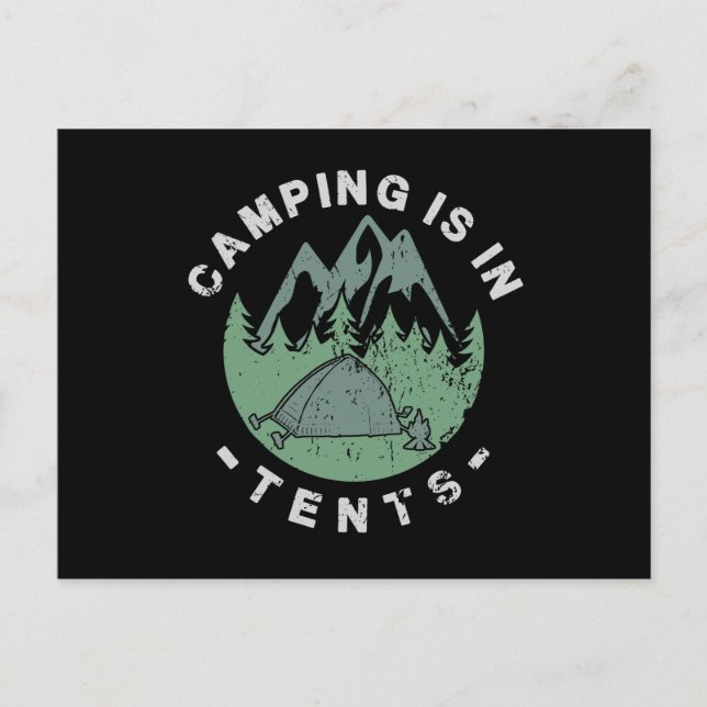 Postal Camping Está En Las Tiendas (Anverso)