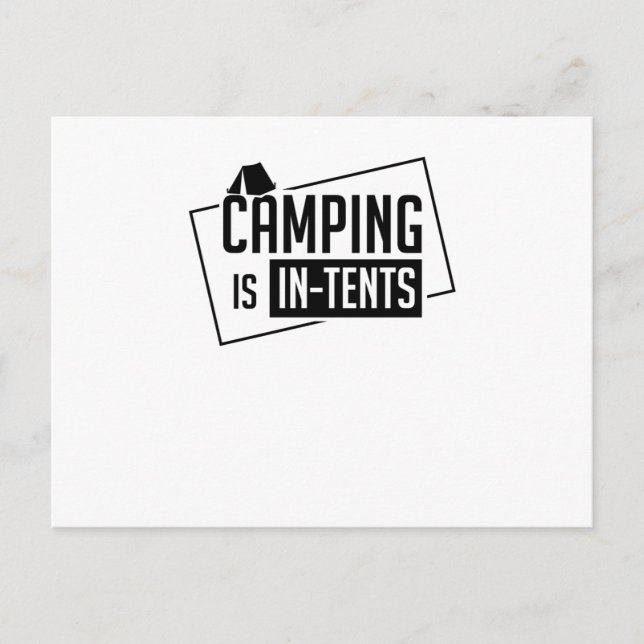Postal Camping Está En Las Tiendas (Anverso)