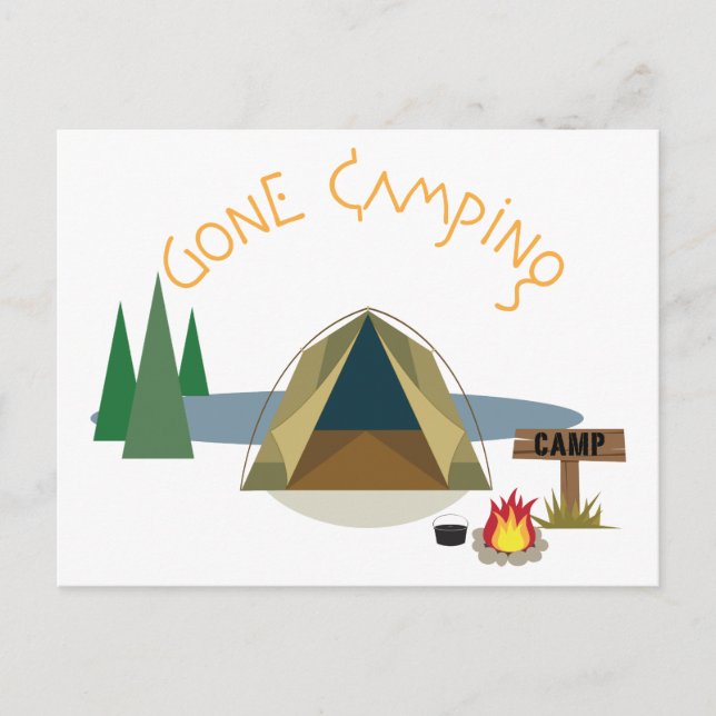 Postal Camping Gone (Anverso)