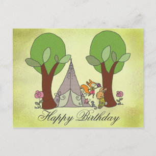 Postal Camping mit Fuchs