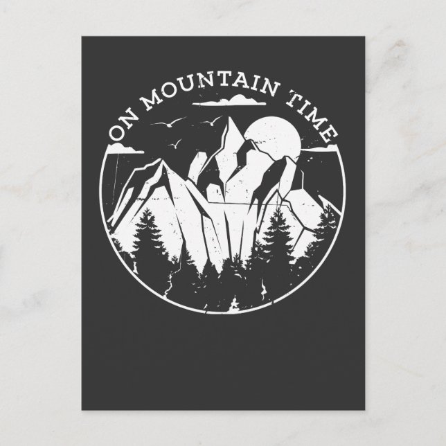 Postal Camping & Mountains (Anverso)