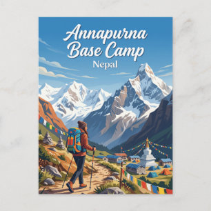 Postal Campo Base de Annapurna Nepal