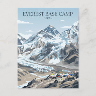 Postal Campo Base del Everest Nepal