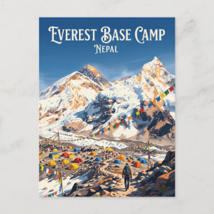 Postal Campo Base del Everest Nepal