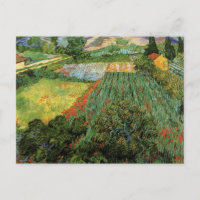 Campo con amapolas de Vincent van Gogh