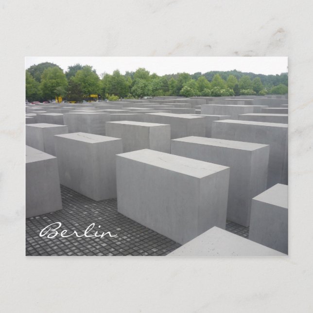 Postal campo conmemorativo del holocausto (Anverso)