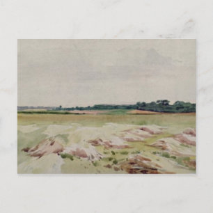 Postal Campo de batalla de Agincourt, 25 de octubre de 14