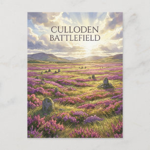 Postal Campo de batalla de Culloden Escocia