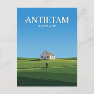 Postal Campo de batalla nacional de Antietam EE. UU.