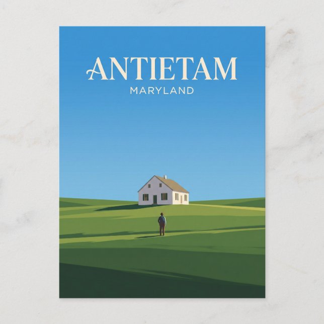 Postal Campo de batalla nacional de Antietam EE. UU. (Anverso)