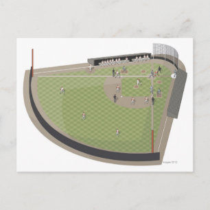 Postal Campo de béisbol