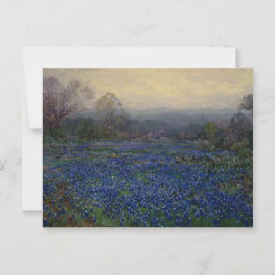 Postal Campo de Bluebonnets, 1918