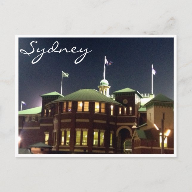 Postal campo de cricket de sydney (Anverso)