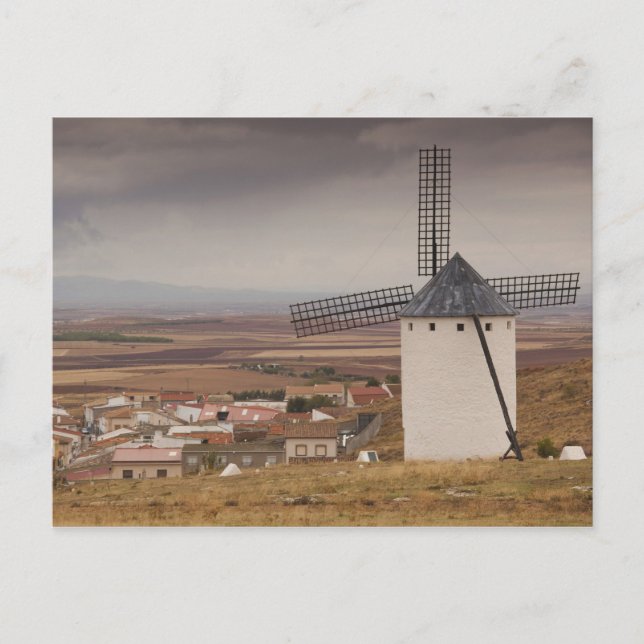 Postal Campo de Criptana, antiguos molinos de viento de L (Anverso)