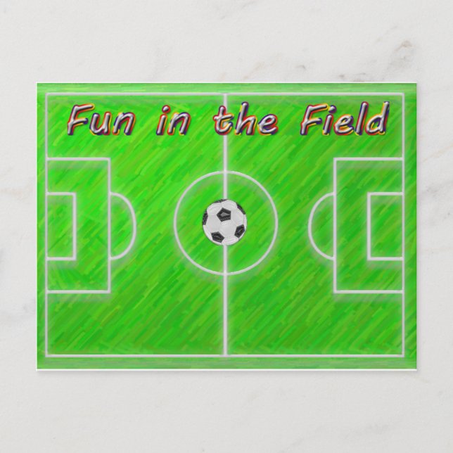 Postal Campo de fútbol (Anverso)
