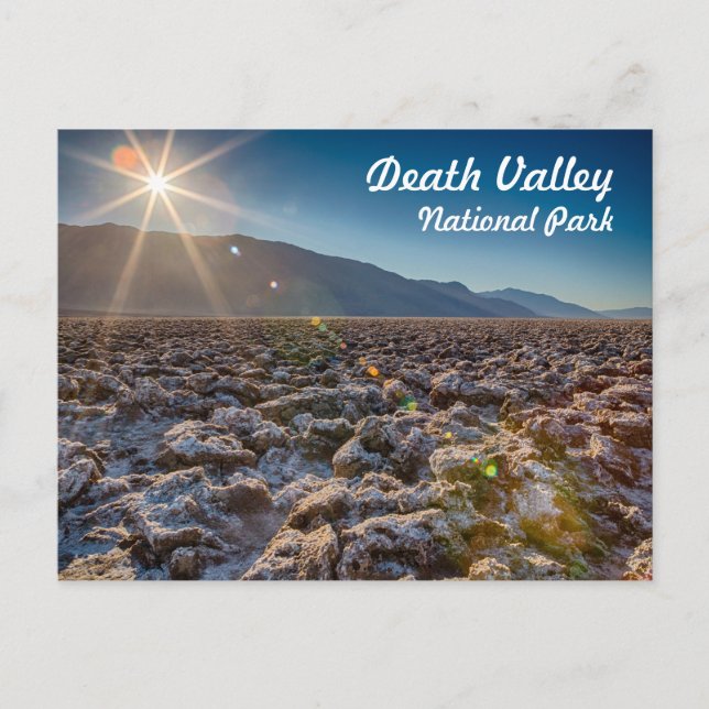 Postal Campo de golf del diablo en Parque Nacional del Va (Anverso)
