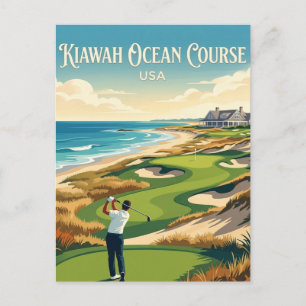 Postal Campo de Golf Oceánico de Kiawah Island EE. UU.