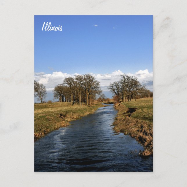 Postal Campo de Illinois (Anverso)
