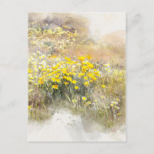 Campo de la PostCard de Poppies