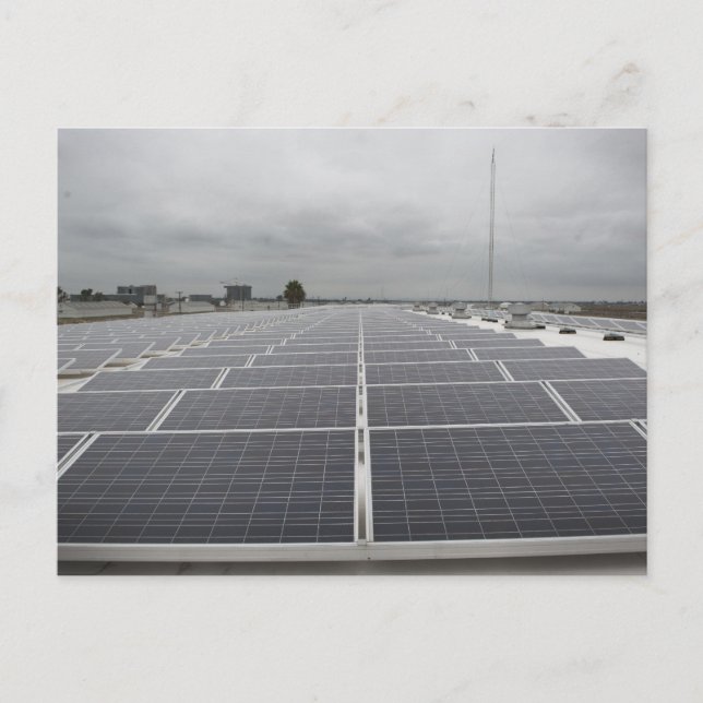 Postal Campo de panel solar (Anverso)