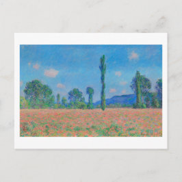 POSTAL "CAMPO DE POBRE, DIVERNY" 1890-91 MONET DE CLAUDE