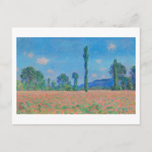POSTAL "CAMPO DE POBRE, DIVERNY" 1890-91 MONET DE CLAUDE