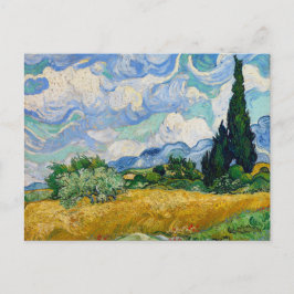Postal Campo de trigo Vincent Van Gogh