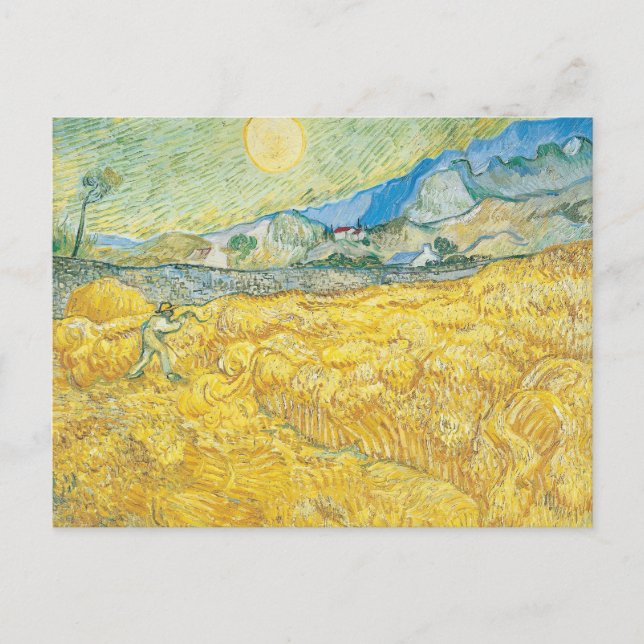 Postal Campo de trigo | Vincent van Gogh (Anverso)