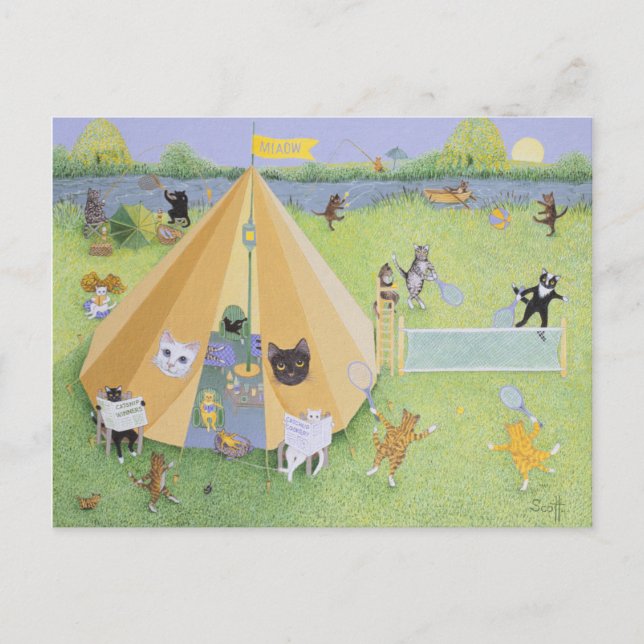 Postal Campo de vacaciones (Anverso)