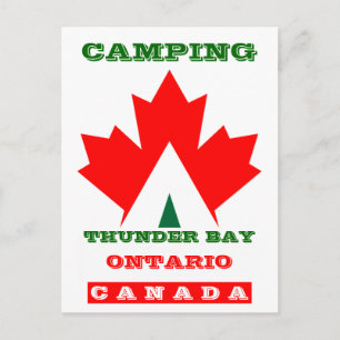 Postal Campo de vacaciones Postcard Canada Maple Leaf Ten